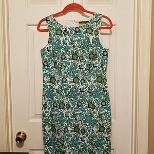 Brooks Brothers Floral Blue Dress